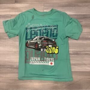 Graphic Tee with Car Design
